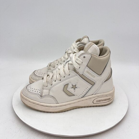 Converse Weapon x Undefeated High Women Size 5.5 A02124C White Castle Wall Shoes - Picture 1 of 11